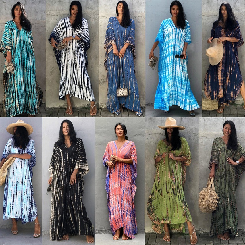 Cover Up Kaftan - Odzież plażowa dla kobiet plus size,