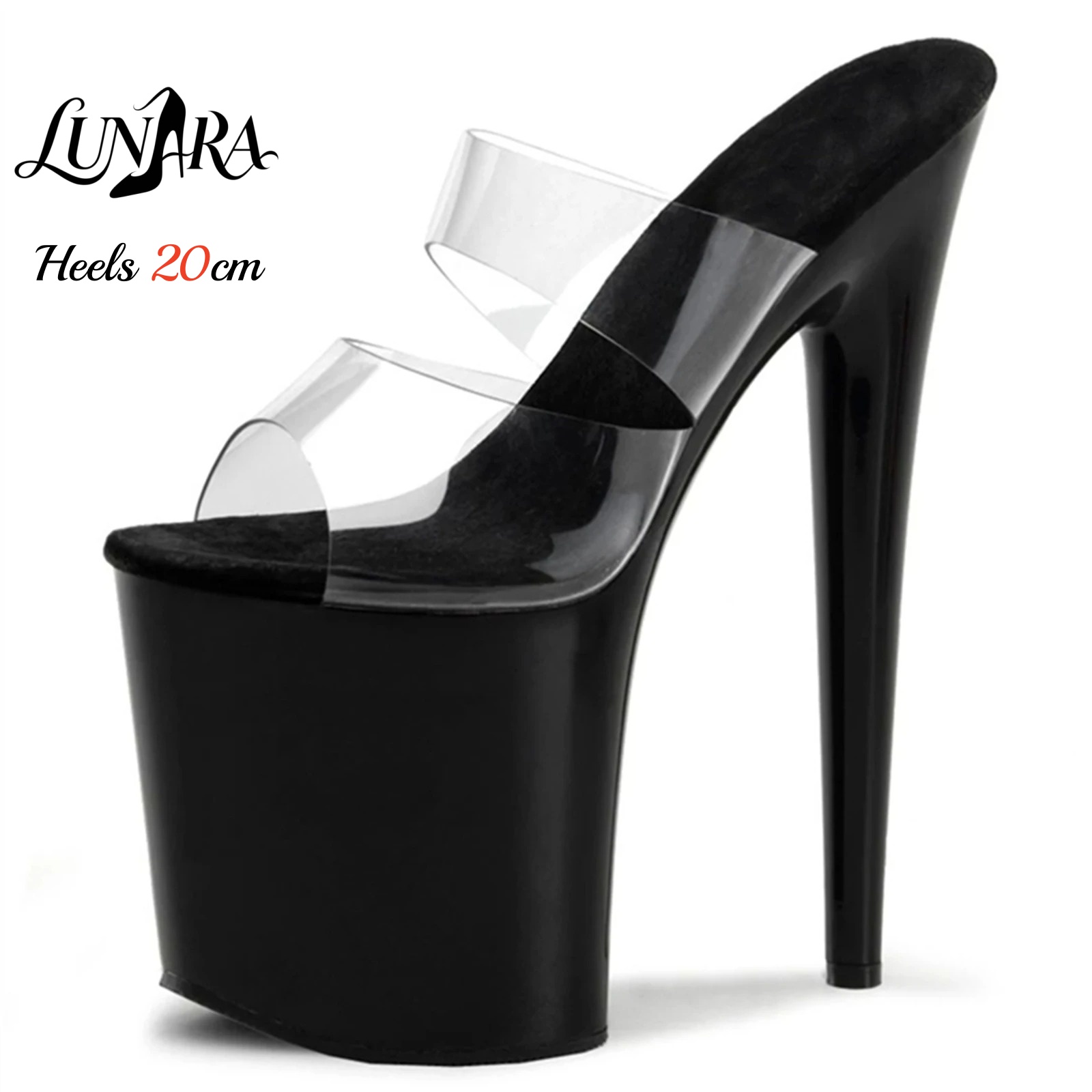 Sandal Strappy Heeled - Sandały na platformie 20 cm z