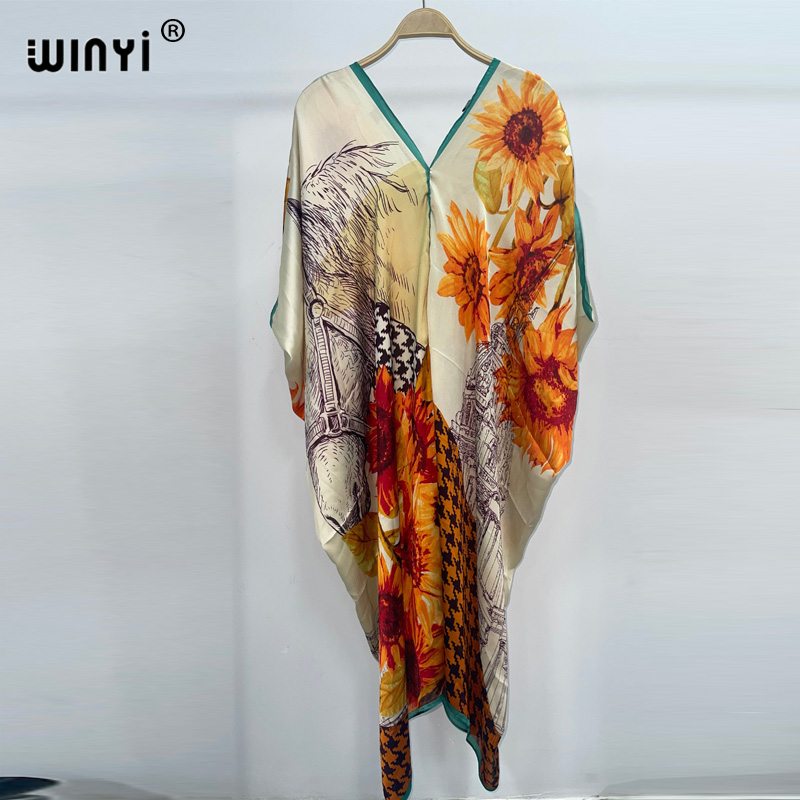 Cover Up Kaftan - WINYI 2023 nowa moda artystyczna drukuj