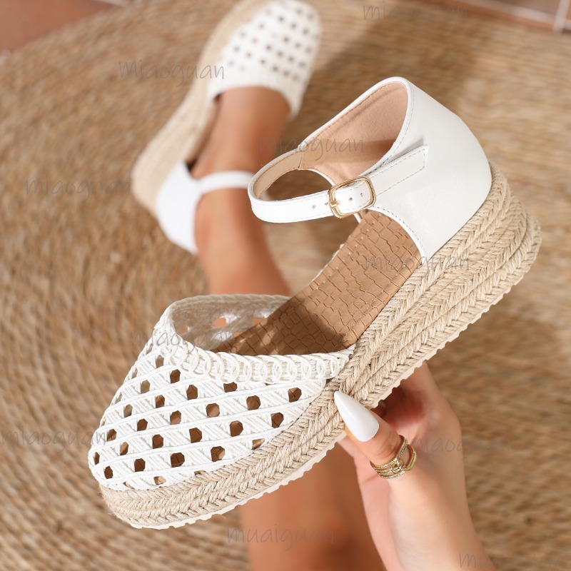 Wedge Espadrille Women - Damskie espadryle na koturnie w stylu