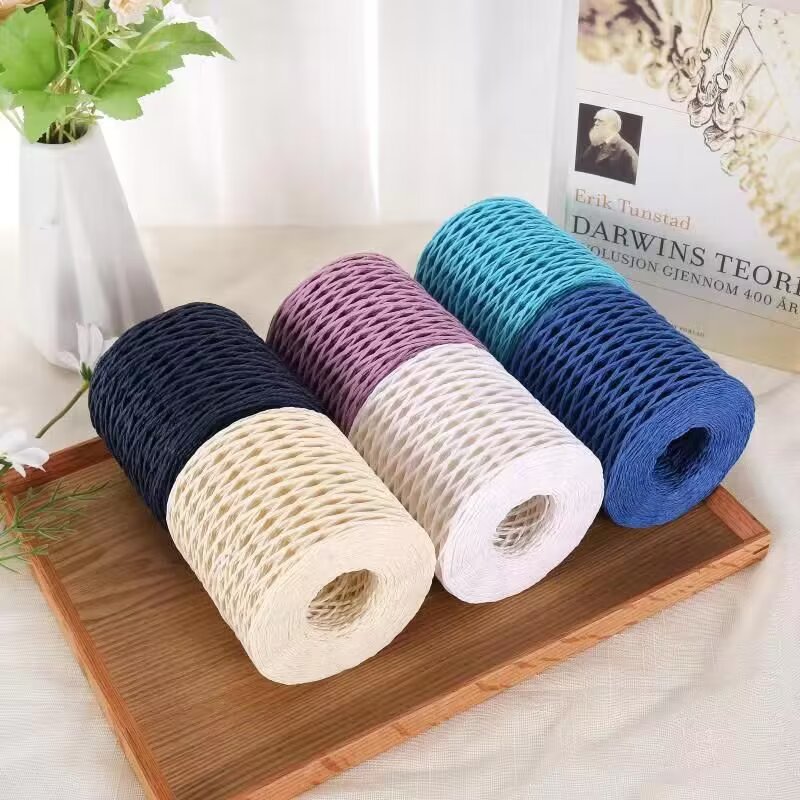 Crochet Bag Raffia - 190g przędzy z rafii, przędzy papierowej