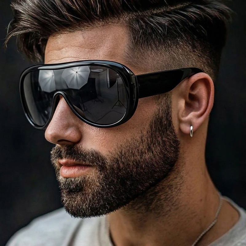 Sunglasses Cat Eye - Duże, kwadratowe okulary przeciwsłoneczne w stylu