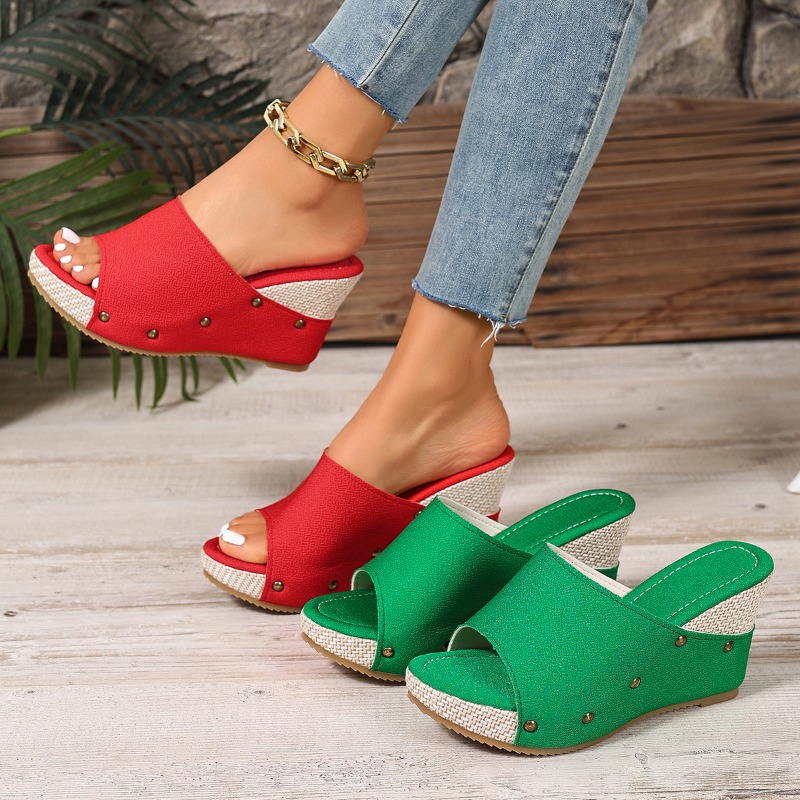 Wedge Espadrille Women - Nowe damskie klapki espadryle na koturnie