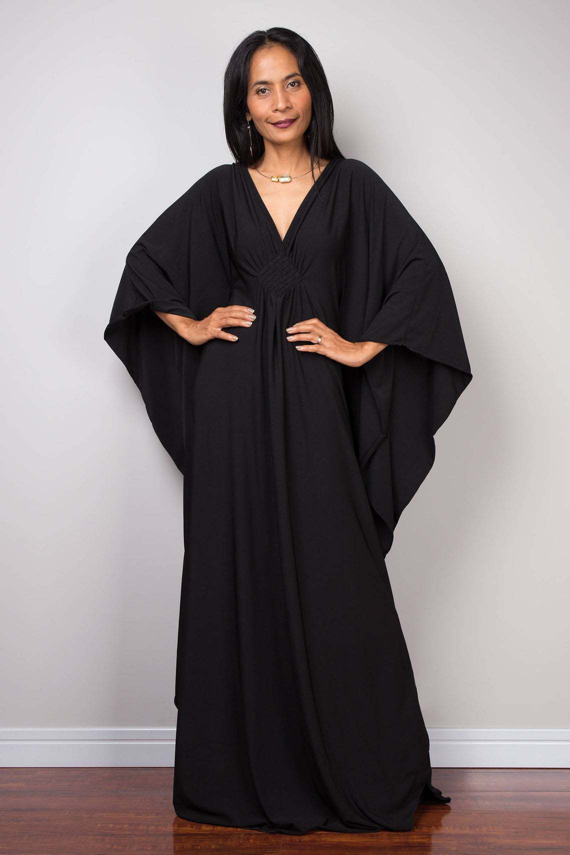 Cover Up Kaftan - Damskie sukienki plażowe typu kaftan w