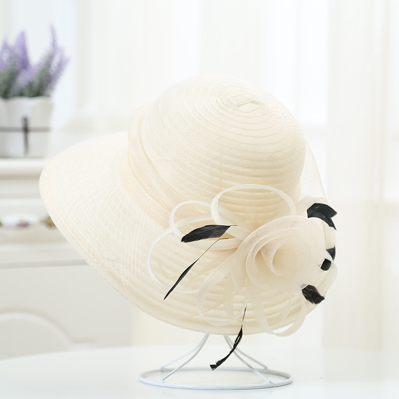 Hat Floppy Wide - Elegancki letni kapelusz damski z szerokim