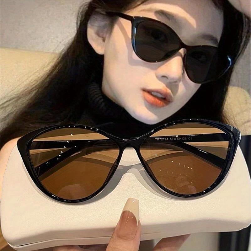 Sunglasses Cat Eye - 1 szt. Retro Okulary Przeciwsłoneczne Damskie