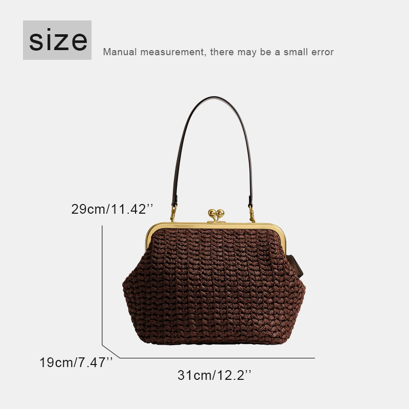 Ręcznie Plecione Torby Plażowe – Crochet Bag Raffia recenzja i cena