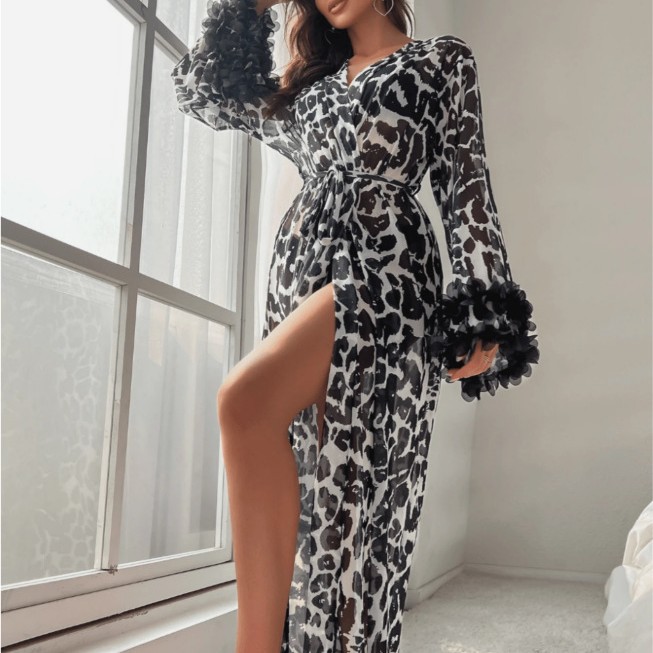 Hurtownia Damskie Kimono z Sia – Kimono Sheer Floral recenzja i cena