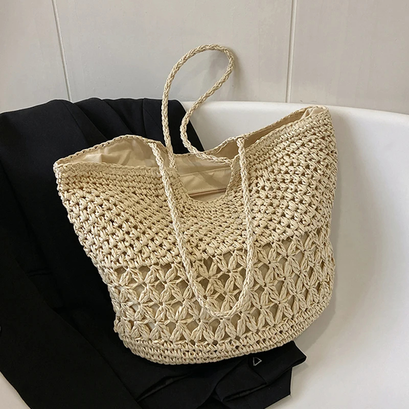 Torebki ze słomy o swobodnym d – Crochet Bag Raffia recenzja i cena