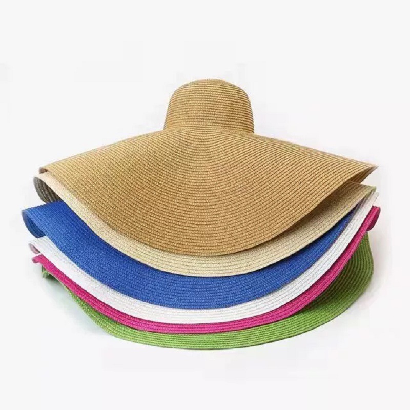 Duże słomkowe kapelusze plażow – Hat Floppy Wide recenzja i cena