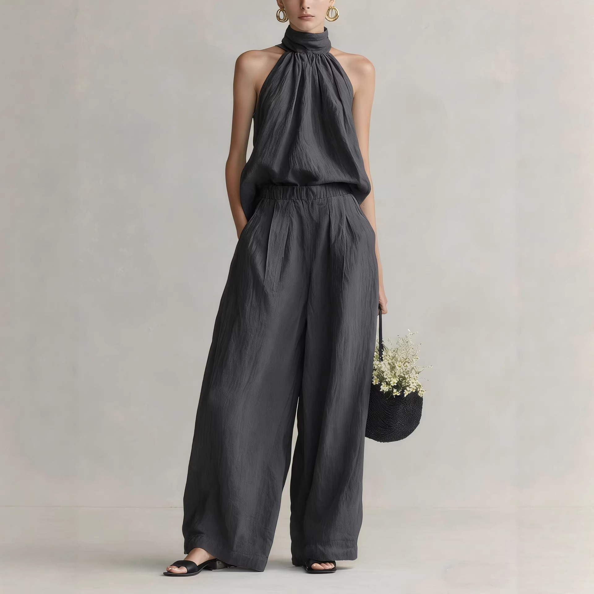 Damski letni zestaw na rok 202 – Linen Pant Wide recenzja i cena