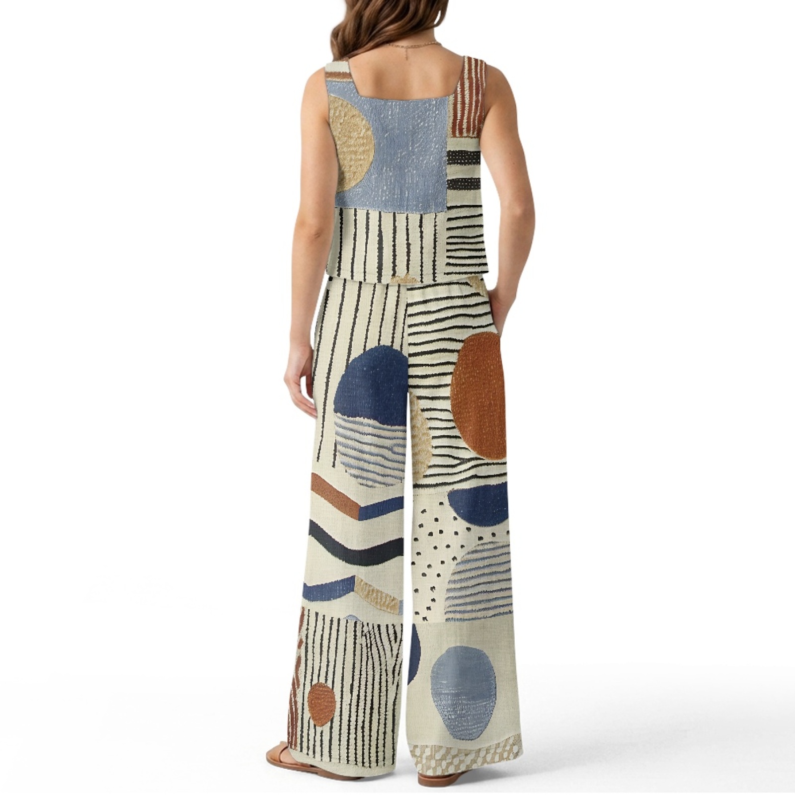 INSTANTARTS Damski lniany zest – Linen Pant Wide recenzja i cena