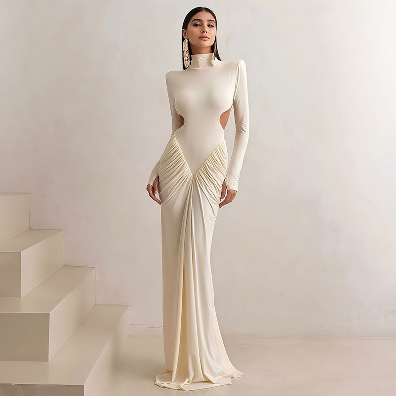 Damska sukienka maxi bez plecó – Maxi Dress Halter recenzja i cena