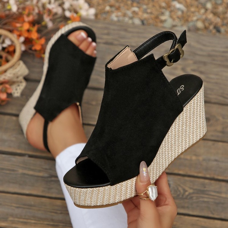 Damskie sandały letnie na kotu – Wedge Espadrille Women recenzja i cena