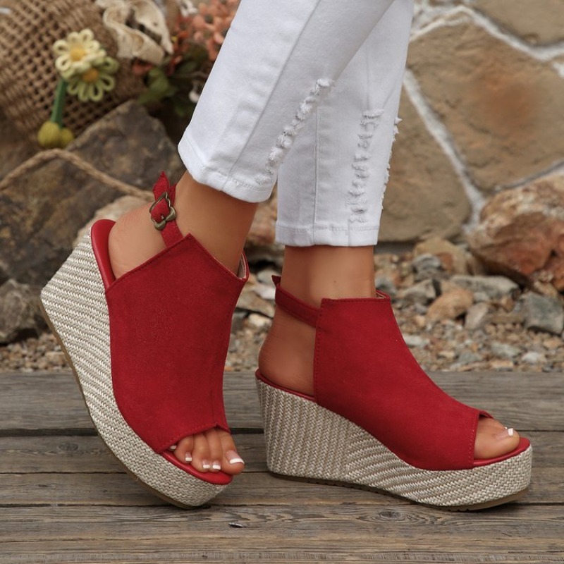 Damskie sandały letnie na kotu – Wedge Espadrille Women recenzja i cena