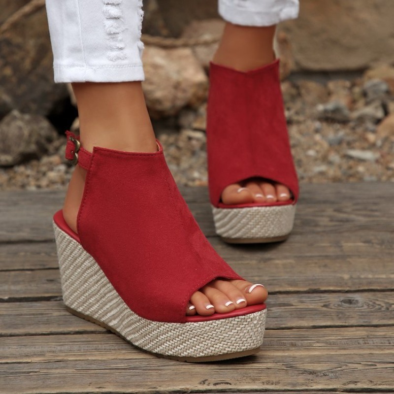 Damskie sandały letnie na kotu – Wedge Espadrille Women recenzja i cena