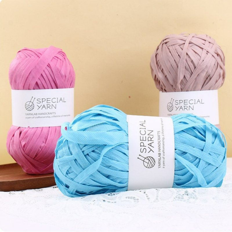 100g/szt. Rafia Płaska Włóczka – Crochet Bag Raffia recenzja i cena