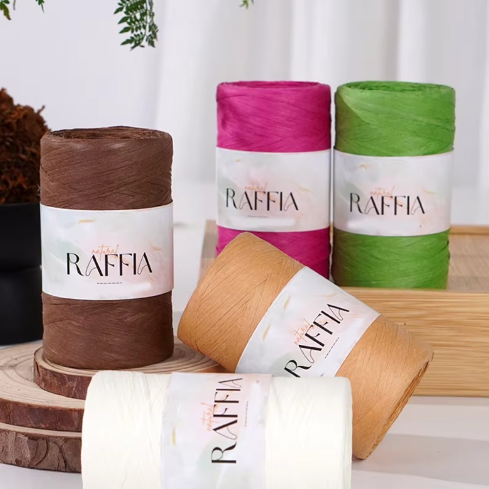 Wielokolorowa włóczka rafia DI – Crochet Bag Raffia recenzja i cena