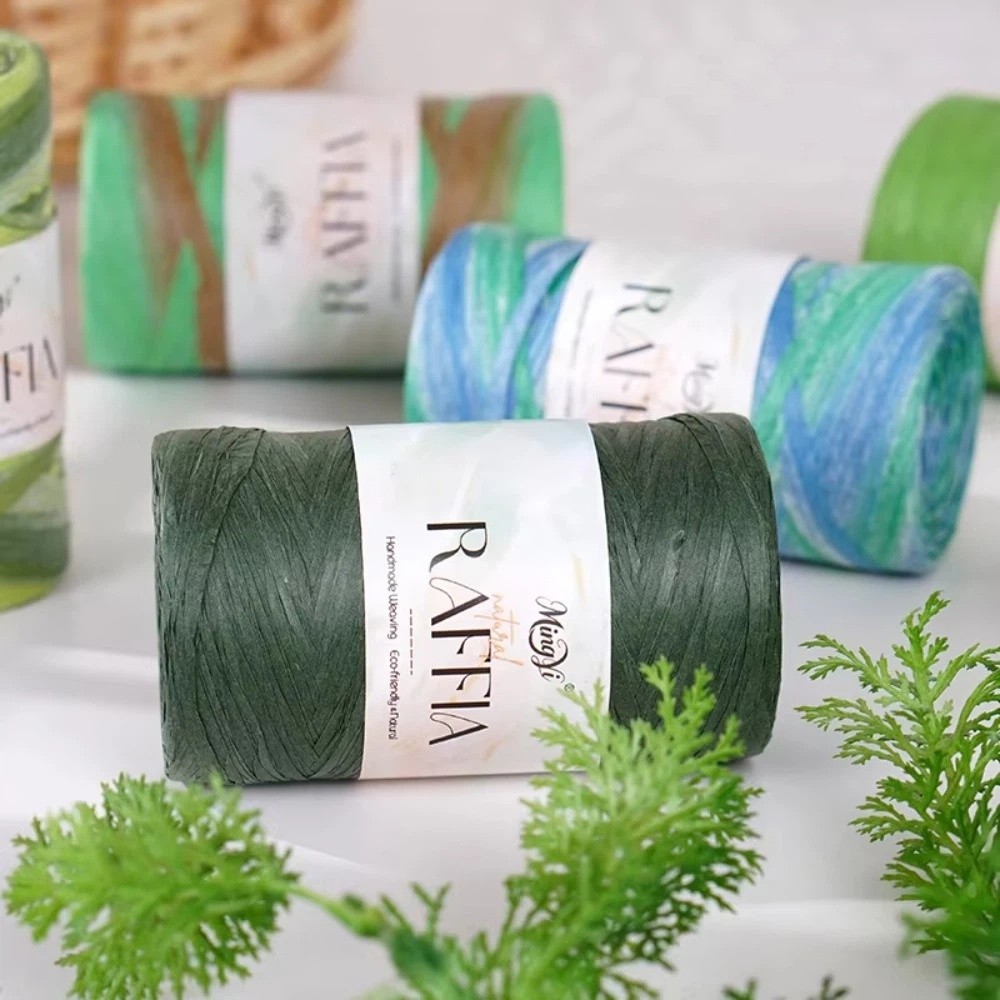 Wielokolorowa włóczka rafia DI – Crochet Bag Raffia recenzja i cena