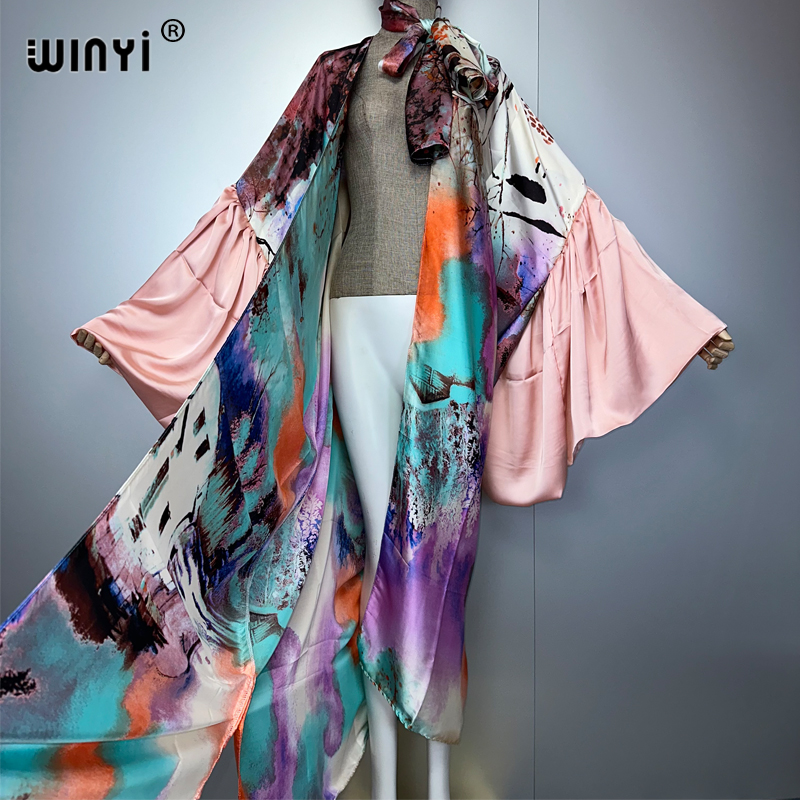 WINYI Letnia sukienka kimono n – Cover Up Kaftan recenzja i cena