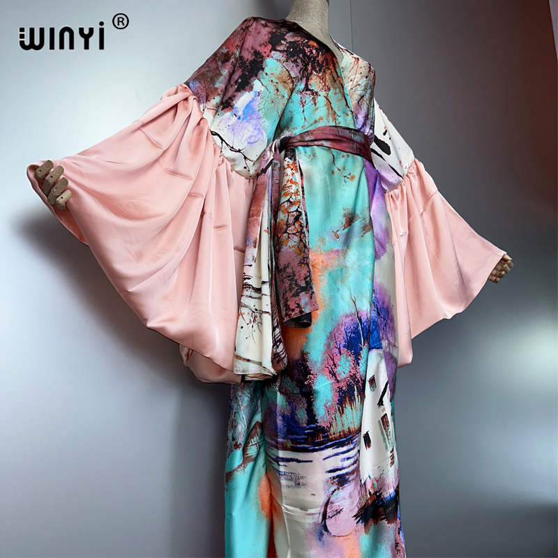 WINYI Letnia sukienka kimono n – Cover Up Kaftan recenzja i cena