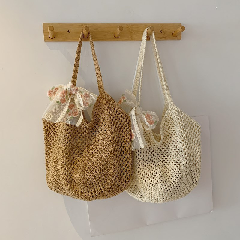 Letnie koronkowe torby typu to – Crochet Bag Raffia recenzja i cena