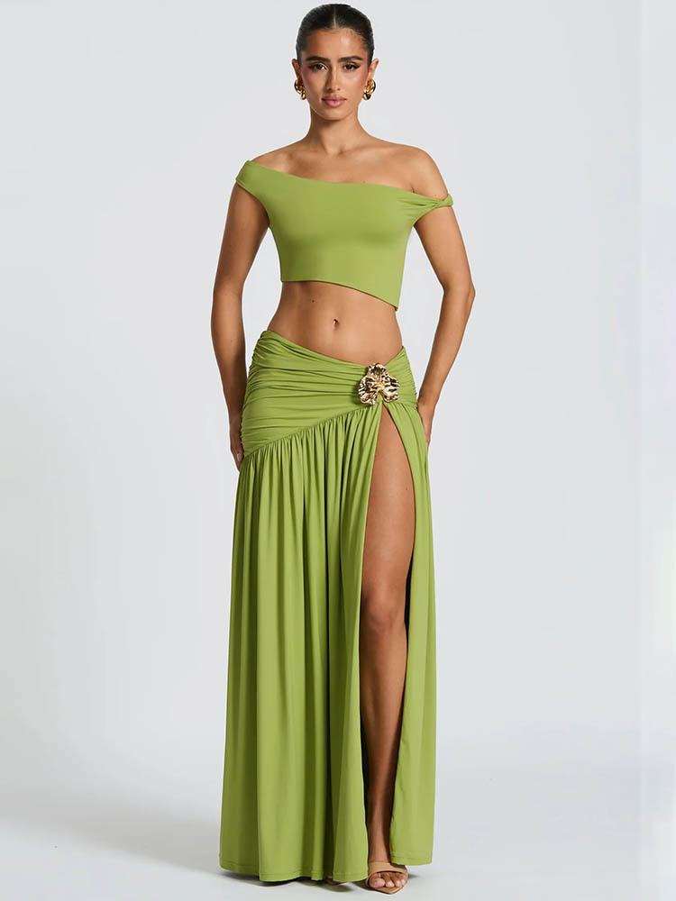 Elegancki Zestaw Sukienek Mozi – Crop Top Crochet recenzja i cena