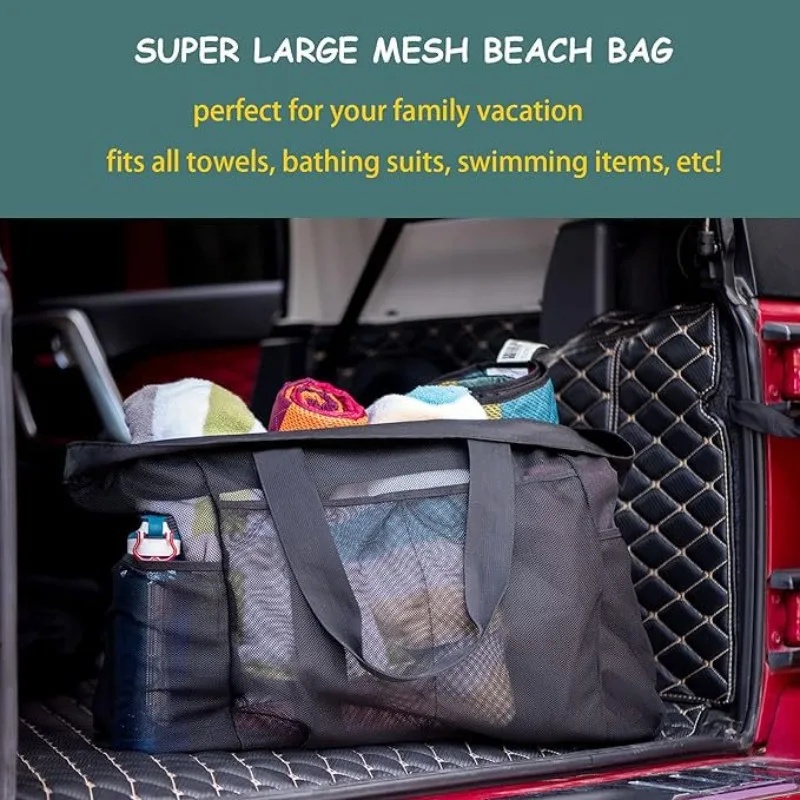 Torba plażowa z siatki o dużej – Tote Bag Beach recenzja i cena
