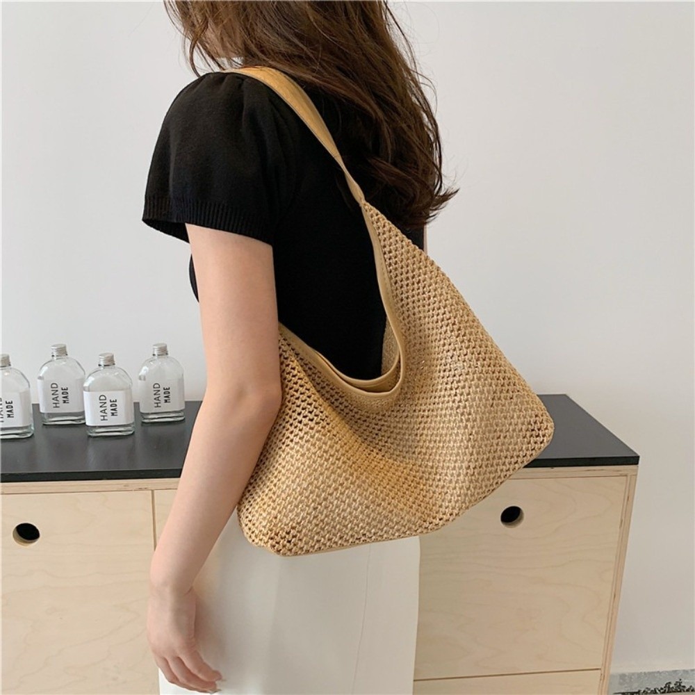 Urocza, jednokolorowa, plecion – Tote Bag Beach recenzja i cena