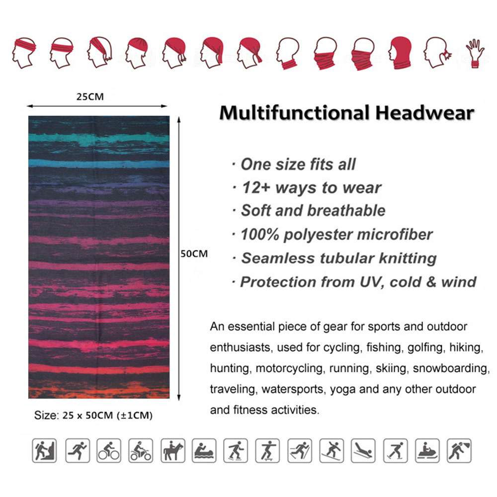 Tie-Dye wzór w paski chustka n – Headband Summer Knit recenzja i cena