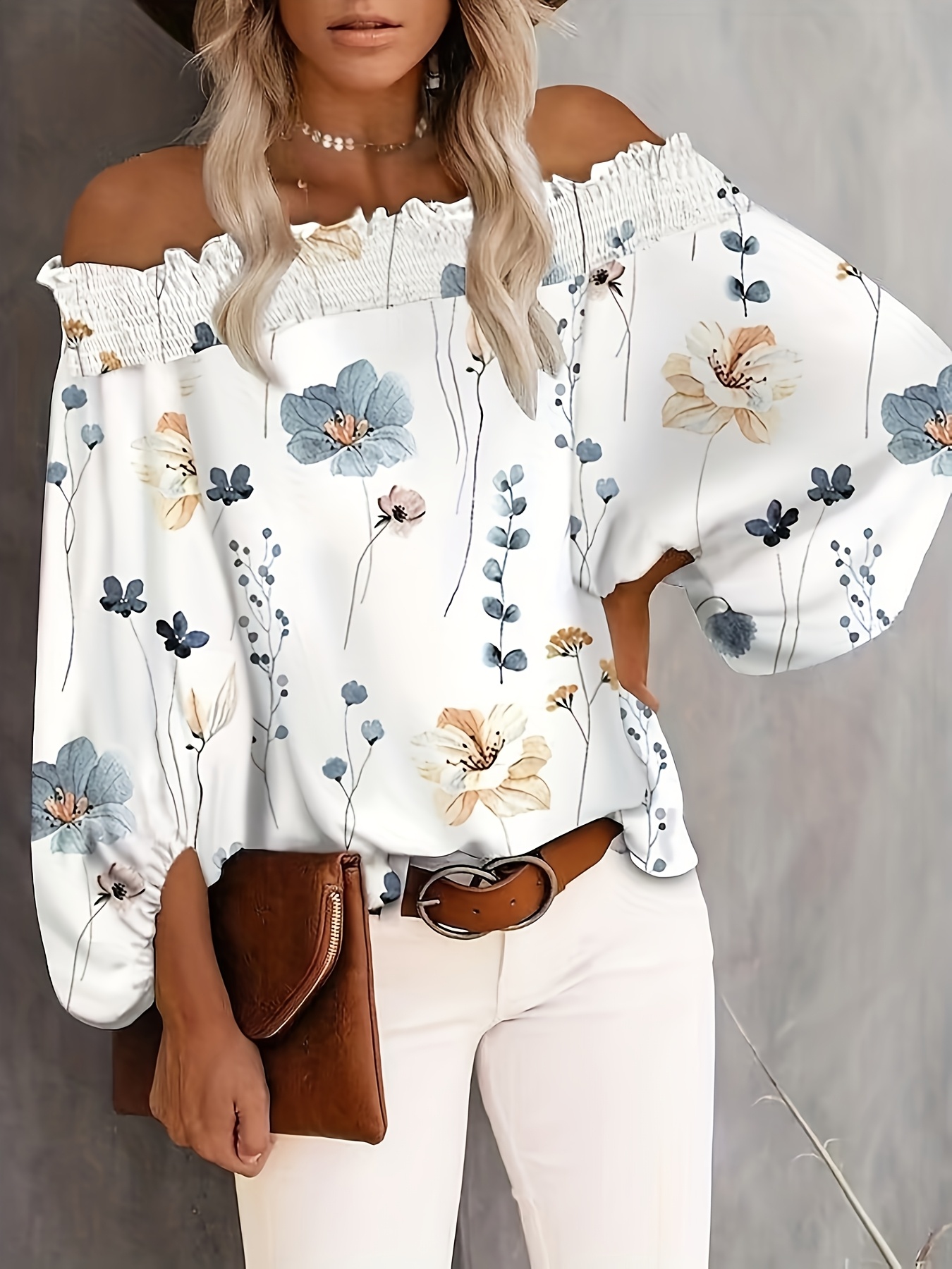 Bluzka damska plus size, nowa, – Blouse Off Shoulder recenzja i cena