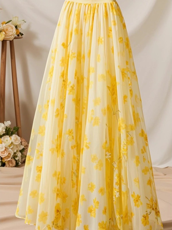 Letnia spódnica damska z wysok – Midi Skirt Floral recenzja i cena