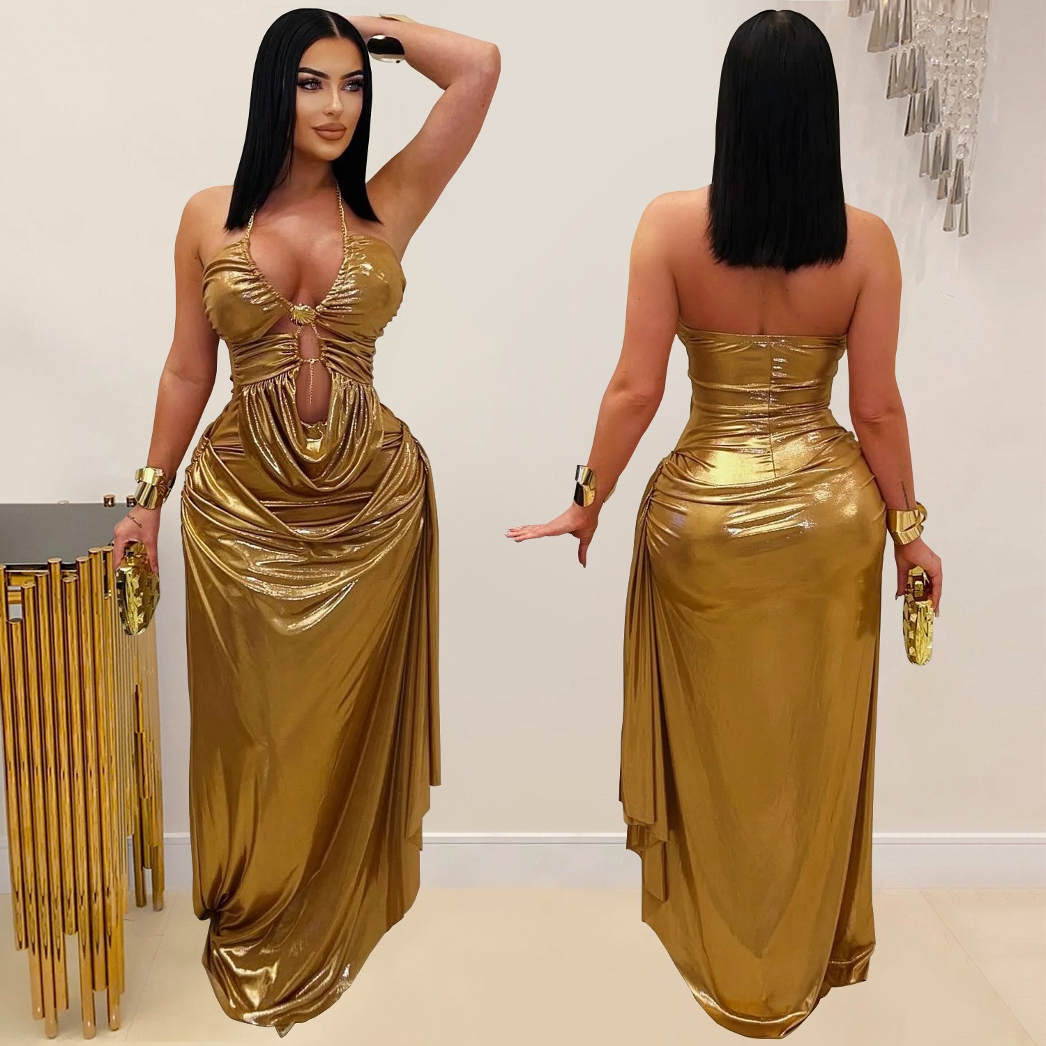Sukienka na studniówkę Wieczor – Maxi Dress Halter recenzja i cena