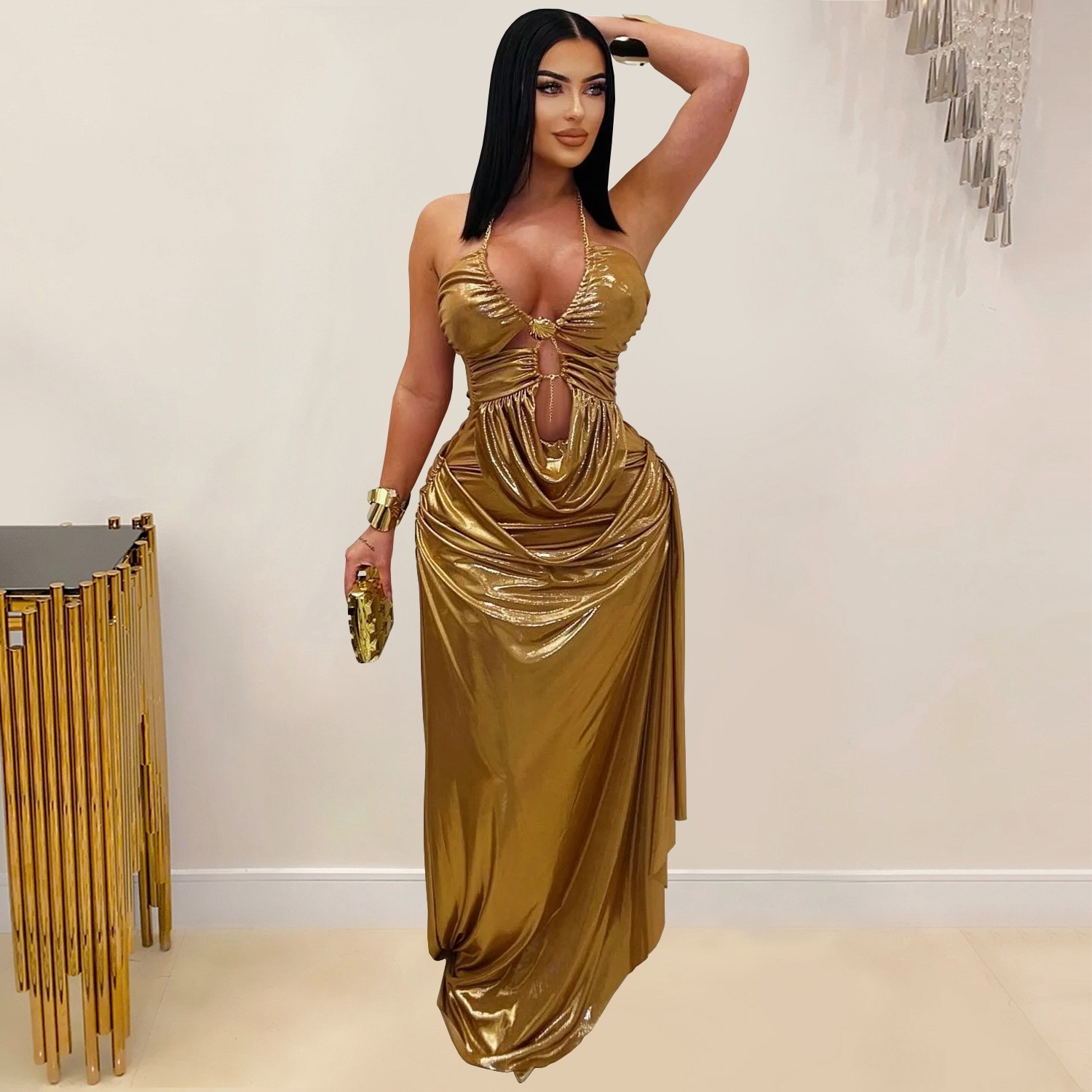 Sukienka na studniówkę Wieczor – Maxi Dress Halter recenzja i cena