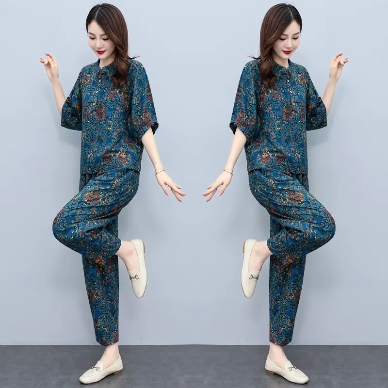 Letnie komplety dla mam w śred – Linen Pant Wide recenzja i cena