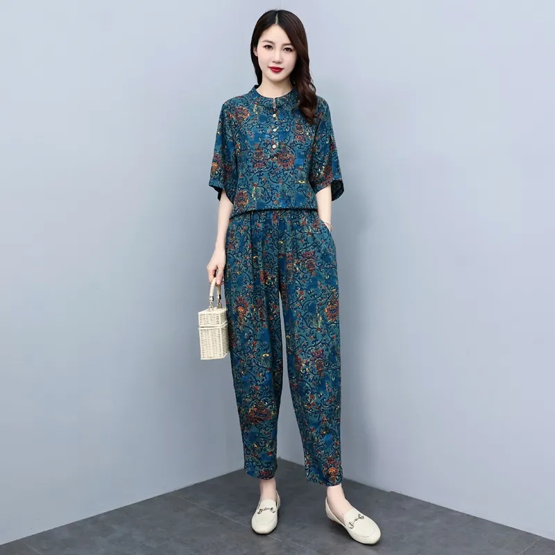 Letnie komplety dla mam w śred – Linen Pant Wide recenzja i cena