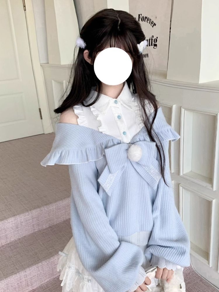 Uroczy, miękki zestaw Lolita d – Blouse Off Shoulder recenzja i cena