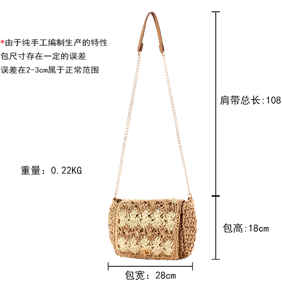 Słomkowe torby crossbody dla k – Crochet Bag Raffia recenzja i cena