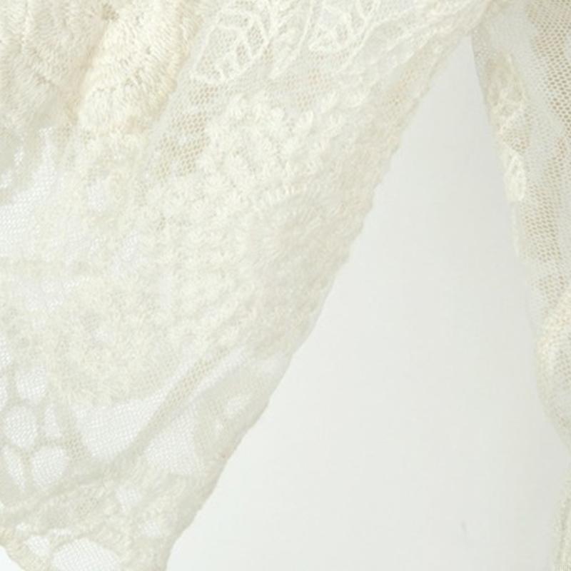Kobiety Lace Otwarcie Kimono C – Kimono Sheer Floral recenzja i cena