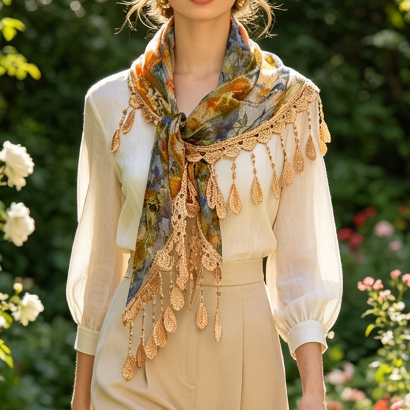 Vintage'owa kwiatowa koronkowa – Cover Up Kaftan recenzja i cena
