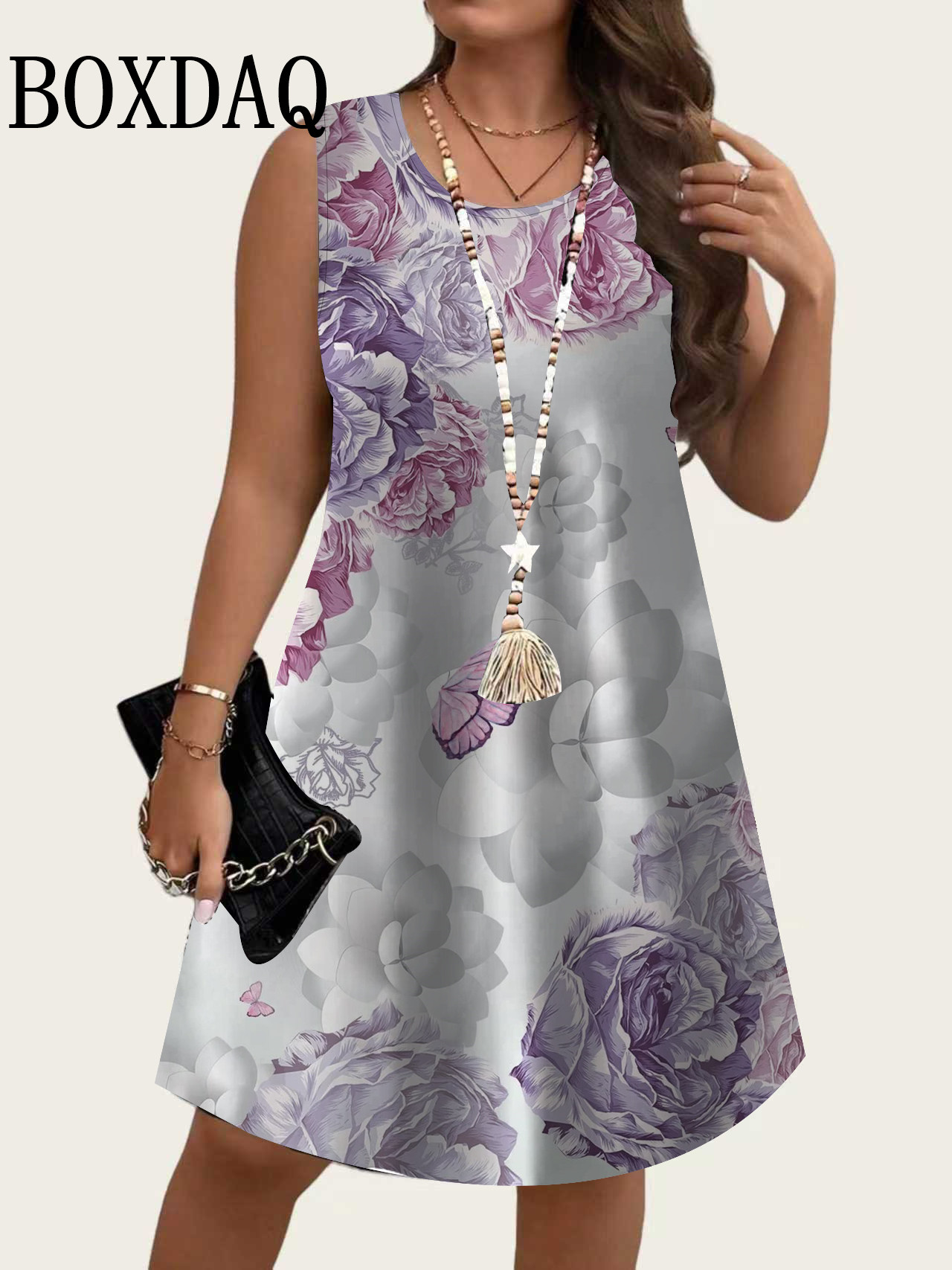 Letnie sukienki damskie bez rę – Romper Floral Print recenzja i cena