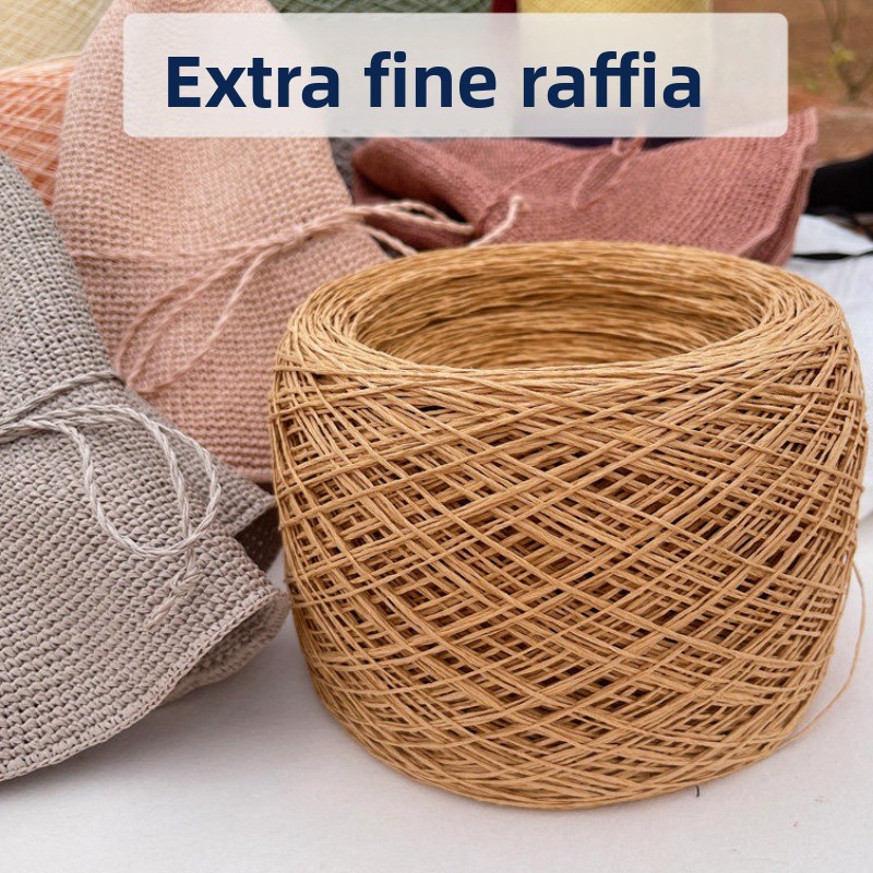 250g Cienka Papierowa Rafia Wł – Crochet Bag Raffia recenzja i cena