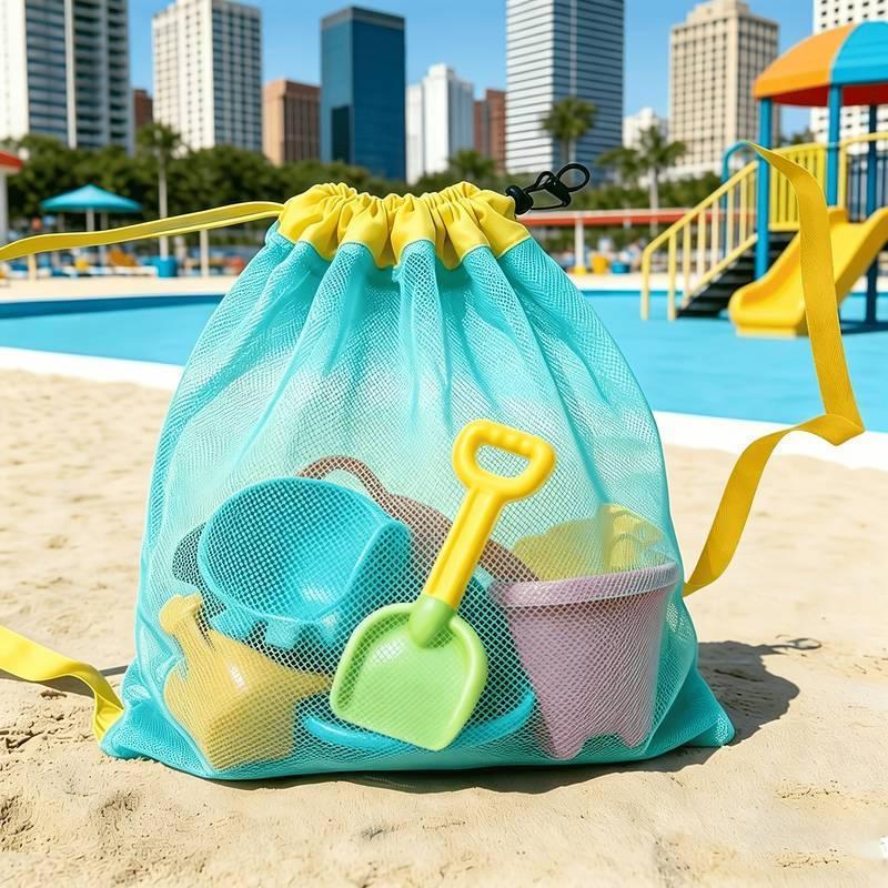 Duża, przenośna siatkowa torba – Tote Bag Beach recenzja i cena