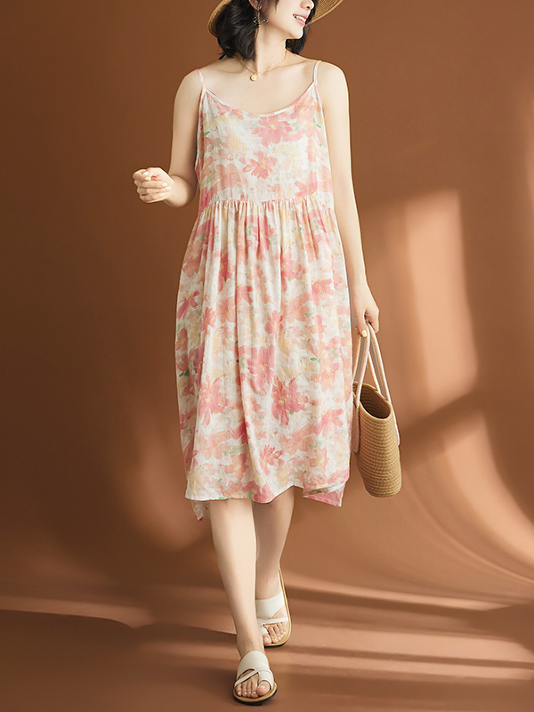 Damska sukienka z bawełny i ln – Linen Dress Wrap recenzja i cena