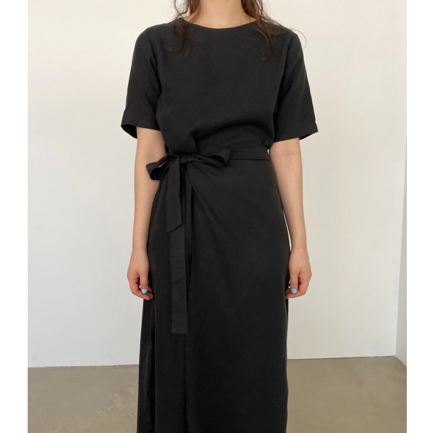 Elegancka sukienka z bawełny i – Linen Dress Wrap recenzja i cena