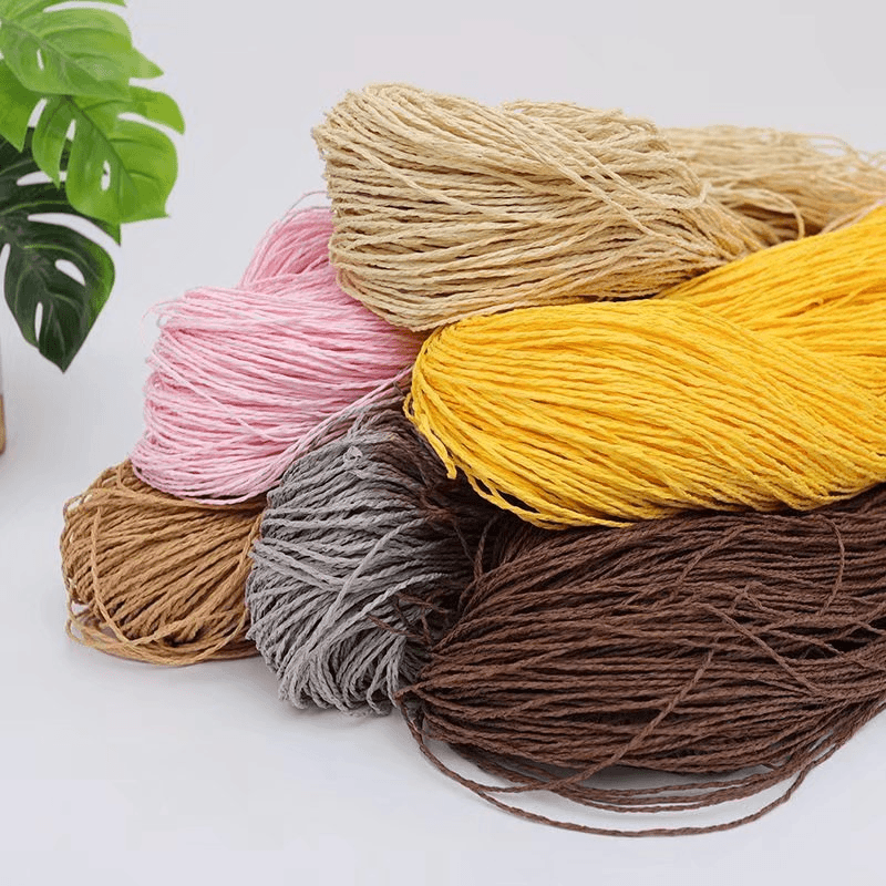 200g 2-warstwowa włóczka z baw – Crochet Bag Raffia recenzja i cena