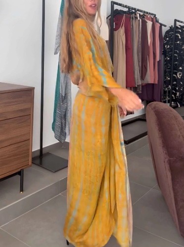 Letnia Sukienka Damska Lniana  – Linen Dress Wrap recenzja i cena