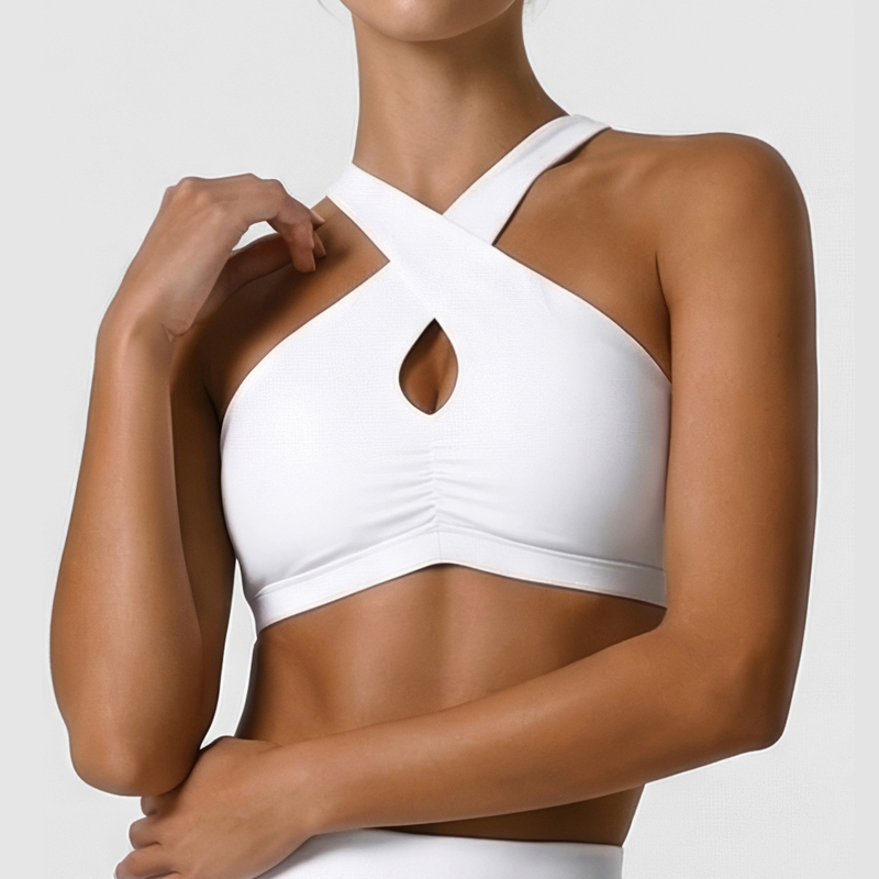 Damska miękka sportowa bielizn – Crop Top Crochet recenzja i cena