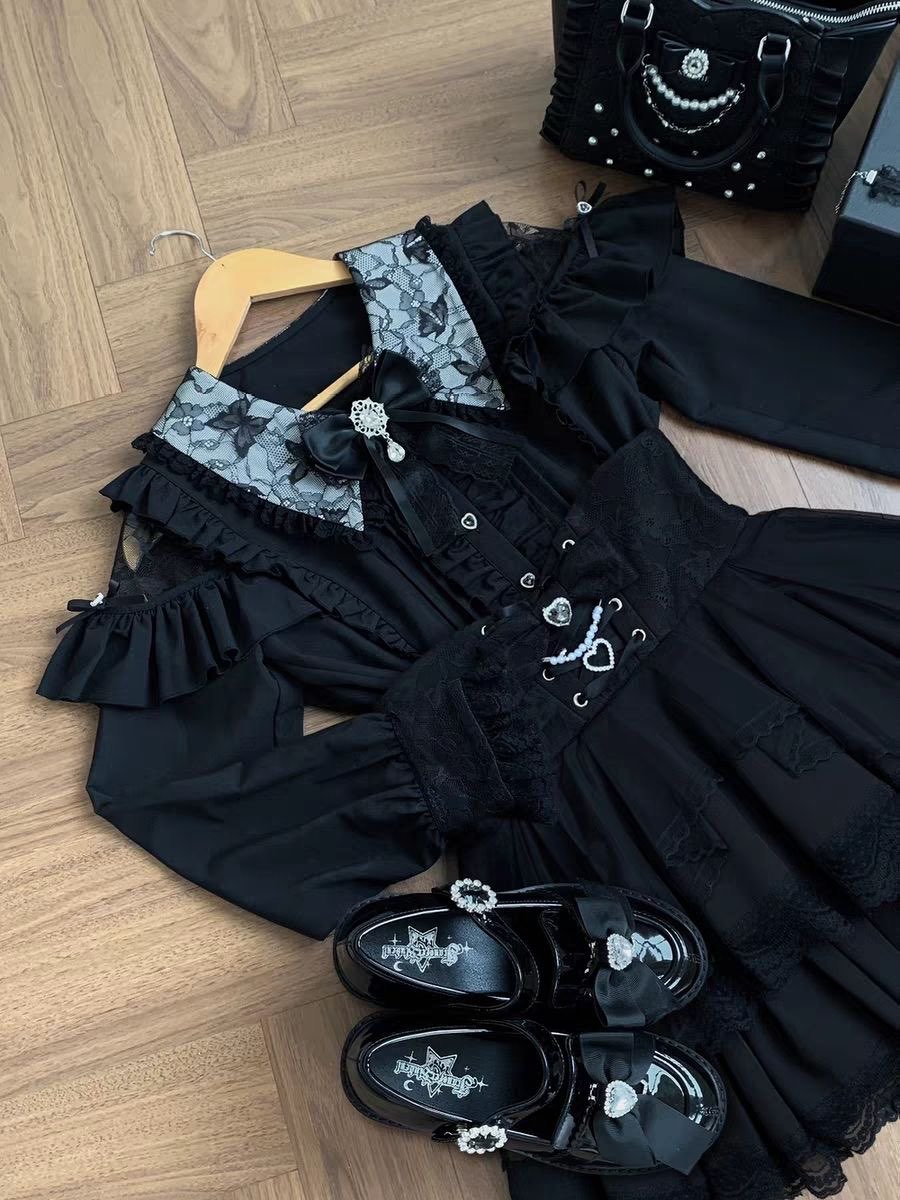 Zestawy spódnic Harajuku Kawai – Blouse Off Shoulder recenzja i cena
