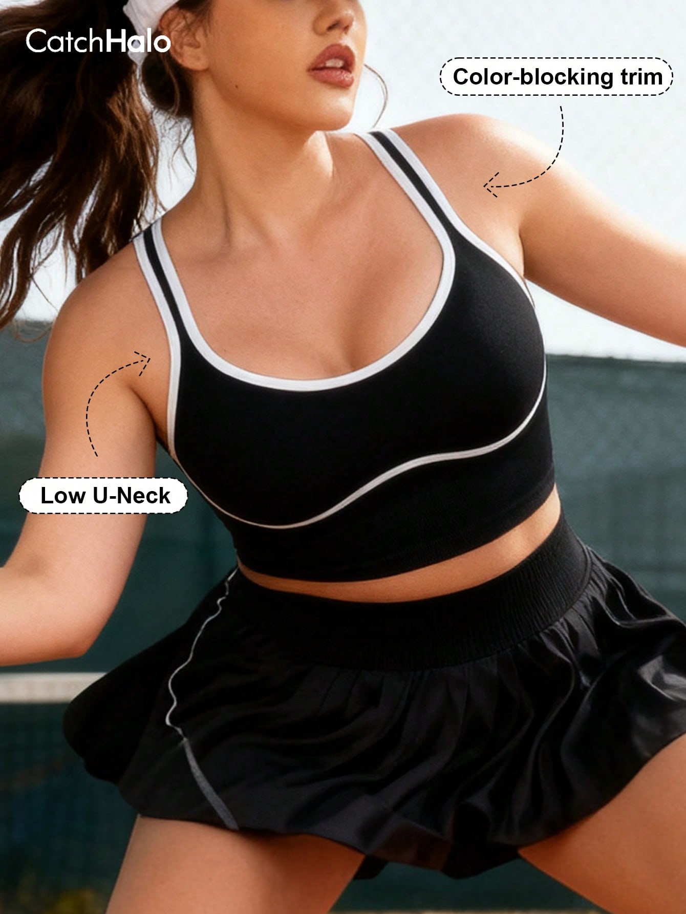 Damski bezszwowy bralet plus s – Crop Top Crochet recenzja i cena